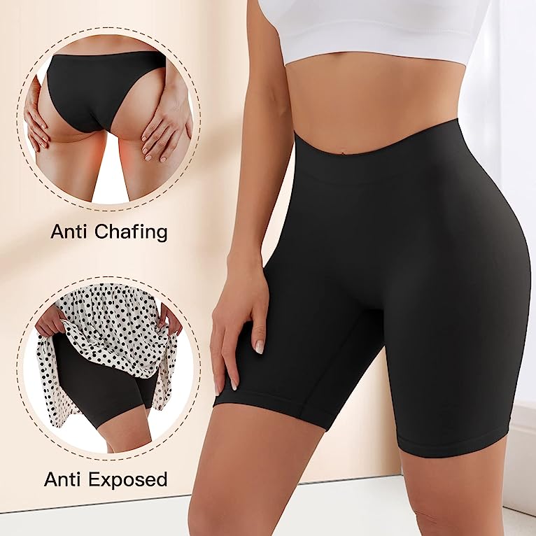 UK Women Anti Chafing Slip Shorts for Underdress Underwear Briefs
