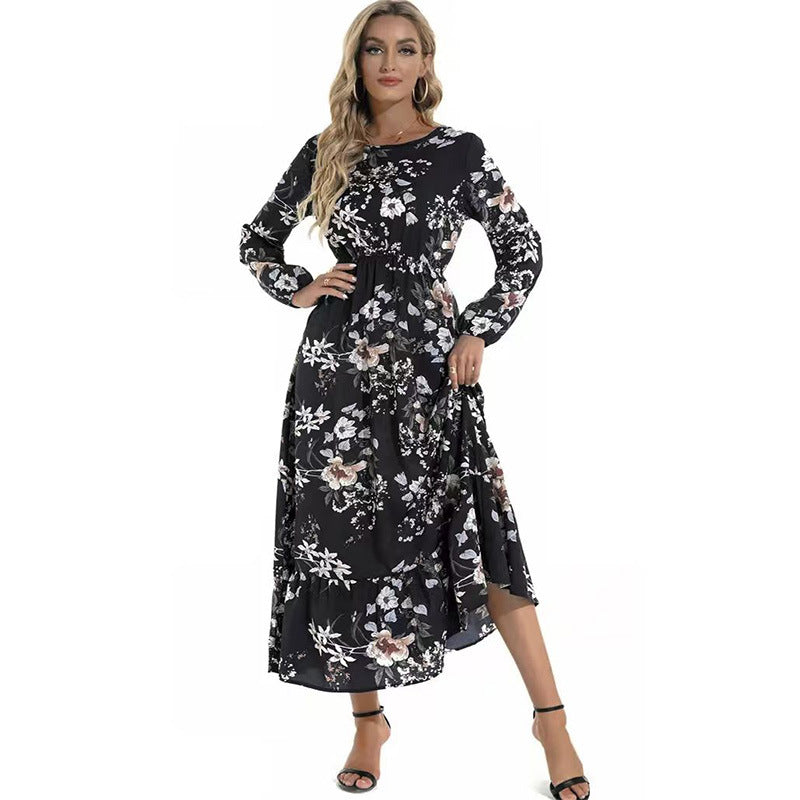 Maxi dress long outlet sleeve casual