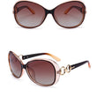 Polarized  Womens Oversized UV Protection Retro Sun Glasses