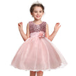 Girls Princess Dress Sequin Tulle Flower Dress