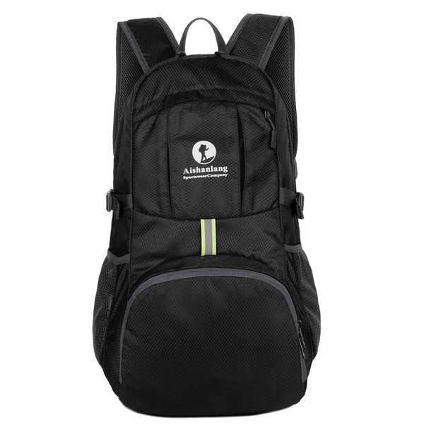 30L Foldable Backpack Camping Bag with Reflective Strip