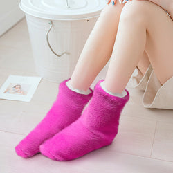 Comfy Plush Booties Anti-Slip House Slipper Boots