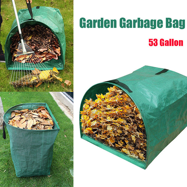 53 Gallons Reusable Large Yard Garden Bag Heavy Duty Leaf Bag