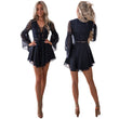 Women Bodycon Lace Bandage Dress