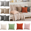 45*45cm Soft Corduroy Striped Square Cushion Case Pillow Cover