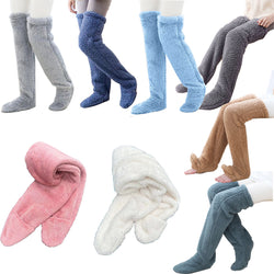 Women's plush knee-high Leg Warmer