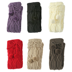 Women Knitted Socks Soild Color Over Knee Stockings