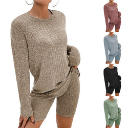 Ribbed Lounge Wear Sets for Women Uk Two Piece Outfit