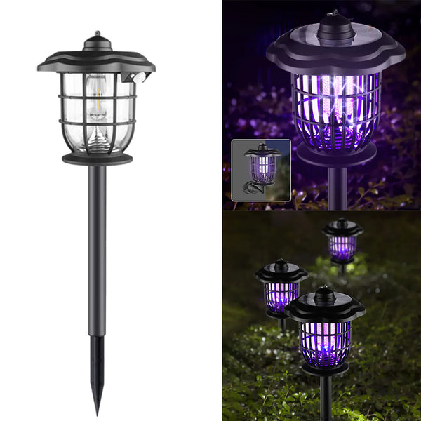 Solar Bug Zapper Waterproof Outdoor Mosquito Zapper Mosquito Killer