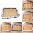 Summer Cool Breathable Woven Pet Mat Washable Dog Bed