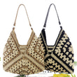 Women Beach Hobo Shoulder Bag Straw Tote Bag