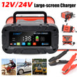 12V/20A 24V/10A Battery Charger for Car Lithium Lead Acid LiFePO4 AGM GEL