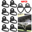 10Pcs V-Rings Hook Tie Down Point Load Securing Lashing Ring