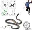 Snake Prank With String Clip Funny Large Realistic Rubber Snake