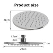 Luxury Round 200mm Overhead Rain Shower Head