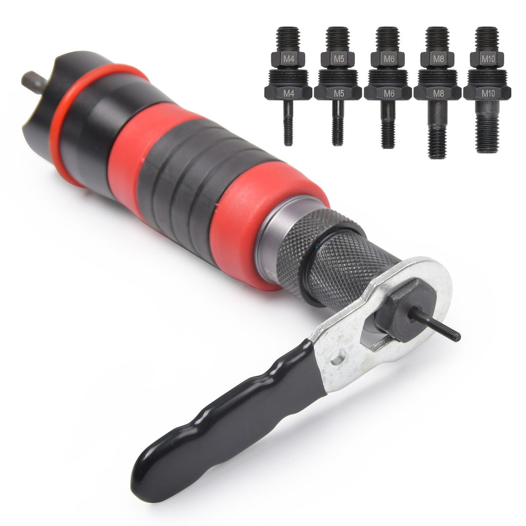 Electric Drill Rivet Rivnut Nut Gun Adapter Insert Tool M3-M10 ...