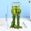 Mini Resin Yoga Frog Ornament Yoga Pose Frog Statue