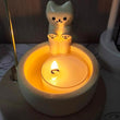 Cartoon Kitten Paw Resin Candle Holder