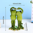 Mini Resin Yoga Frog Ornament Yoga Pose Frog Statue