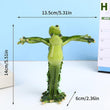 Mini Resin Yoga Frog Ornament Yoga Pose Frog Statue