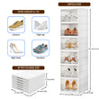 Shoe Storage Boxes, 6 Layers Shoe Storage Organzier