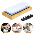 Double Sided Whetstone Knife Sharpener Water Wet Stone 1000/6000 Sharpening