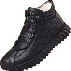 Men's Winter Waterproof PU Leather Casual Hiking Boots