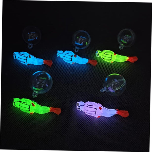 5pcs Glow Diver Dory Toys Resin Diver Figurines Fish Tank Decor