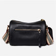 Women PU Leather Solid Color Shoulder Bag