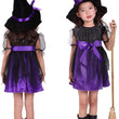 Girls Dress Witch Halloween Costume