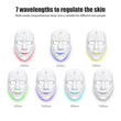 LED Face Mask Photon Therapy Mask Wireless 7 Colour LED Mask