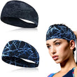 5pcs Unisex Sports Head Bands Stretchy Hair Band Athletic Sweat Bands