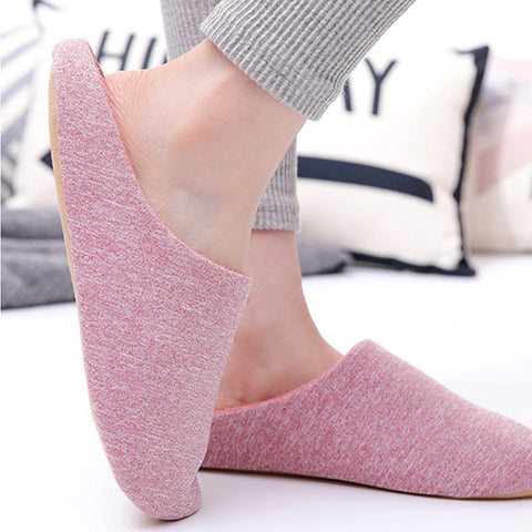 Women Men Soft Sole Lightweight Anti-Slip Indoor Slippers