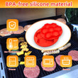 Hamburger Patty Maker Silicone Burger Press And Freezer Container