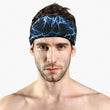 5pcs Unisex Sports Head Bands Stretchy Hair Band Athletic Sweat Bands