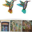 4pack Metal Hummingbird Wall Art Decor