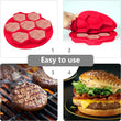Hamburger Patty Maker Silicone Burger Press And Freezer Container