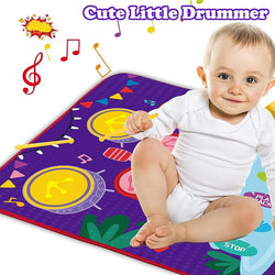 2 in 1 Piano Mat & Drum Mat Learning Toy