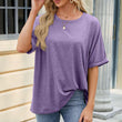 Womens Loose Fit Casual Short Sleeve Crewneck T Shirt