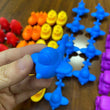 1 Set Animal Counting Toy Colorful Educational Creative Rainbow Counting Toy