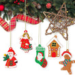 11pcs/12pcs Christmas Gingerbread Ornaments