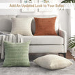 45*45cm Soft Corduroy Striped Square Cushion Case Pillow Cover