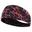 5pcs Unisex Sports Head Bands Stretchy Hair Band Athletic Sweat Bands