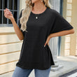 Womens Loose Fit Casual Short Sleeve Crewneck T Shirt