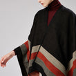 Geometric Warm Shawl Autumn and Winter Scarf Thick Warm Cloak