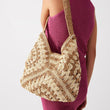 Women Beach Hobo Shoulder Bag Straw Tote Bag