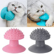 Cat Dog Massage Self Groomer Comb Suction Cup Massage Brush