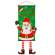 Christmas Door Sign Decorative House Flag Christmas Door Window Banner