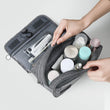 Waterproof Makeup Bag Hanging Cosmetic Bag Large Travel Zipper Organizer with 3 Separate Compartments