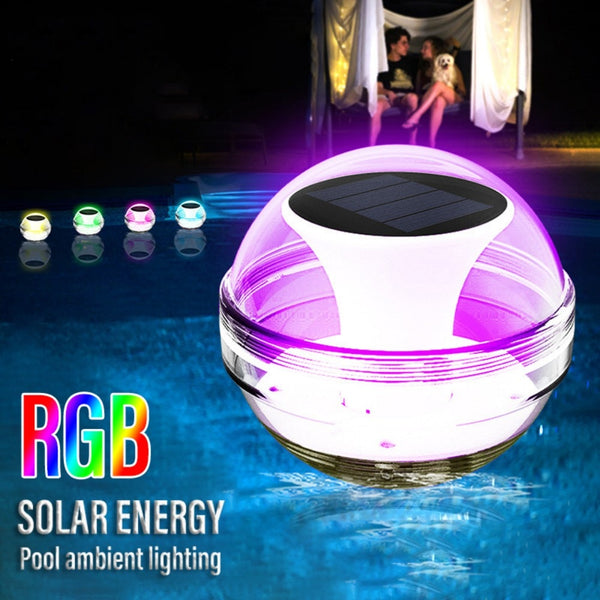 600mAh Solar RGB Floating Water Ball Lamp